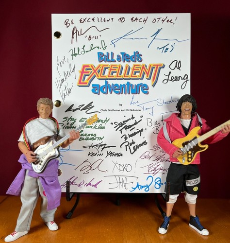 Bill & Teds Excellent Adventure Trilogy Scripts signed - Autogramm Reprints - Bild 2 von 12