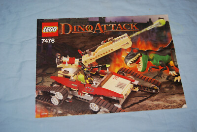 Genuine LEGO Instruction Manual 7476 Iron Predator vs T-Rex GUC No Bricks 