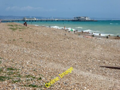 Photo 6x4 Beach, West Worthing, Sussex Worthing/TQ1303 Worthing Pier can c2014
