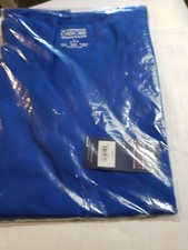 Cherokee Workwear-Authentic Scrubs-Size M-Rn 93643 V Neck Top-Blue-Comfort NEW