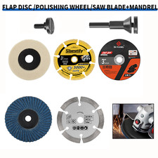 5Pcs 75mm Flap Wheel Cutting Discs Wheel Wool Pad With 1/4