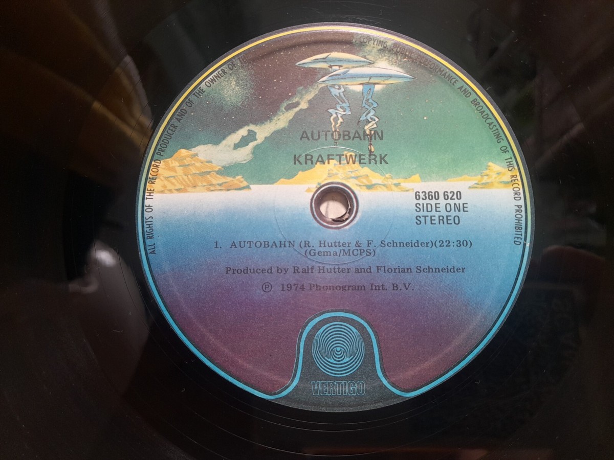 KRAFTWERK Autobahn *1974 NEW ZEALAND VINYL PRESSING VERTIGO UFO