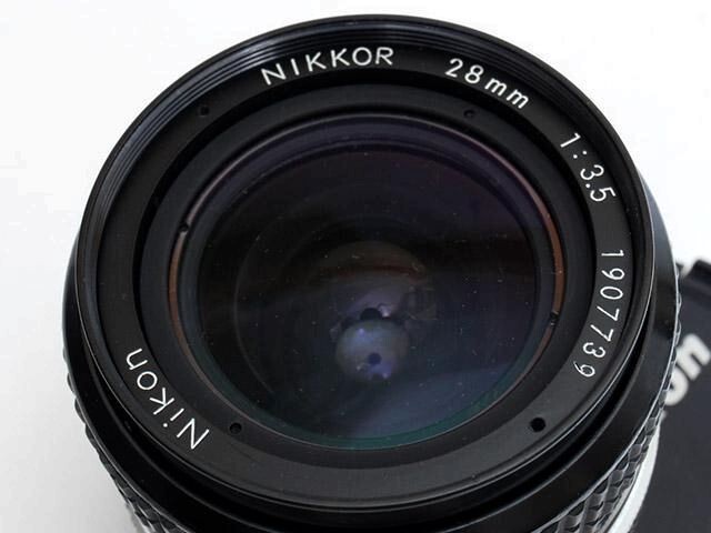 ★極上美品★Nikon NEW FM2 /Nikon Ai  28mm F3.5 Top MINT in BOX] Nikon Ai Nikkor 28mm f/3.5 Lens For FM2