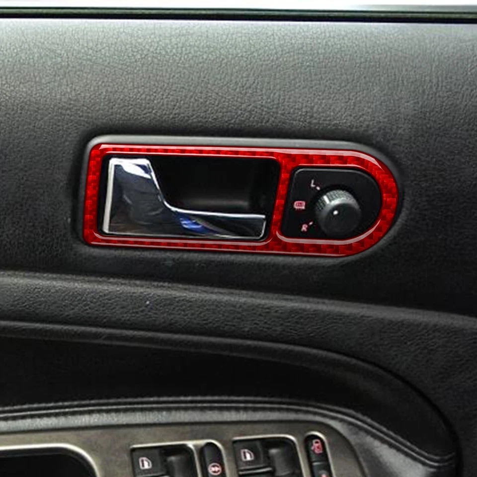 Комплект полной внутренней отделки из красного углеродного волокна для Volkswagen Passat B5 1996-06 31 шт. - Изображение 2 из 4