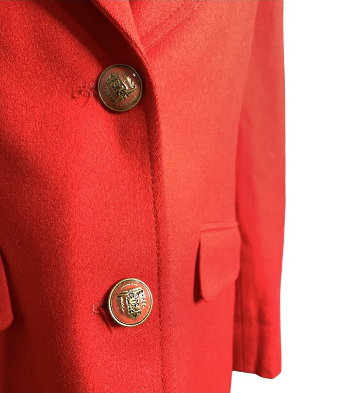 Vintage Red Pendleton Blazer Virgin Wool Lined Go… - image 6