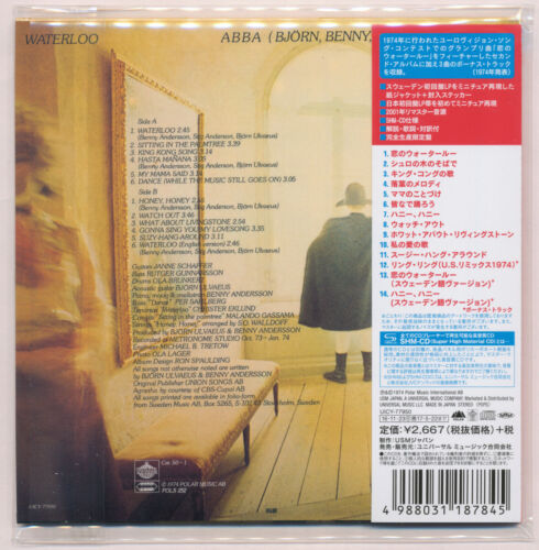 ABBA (Björn, Benny, Agnetha & Frida) - Waterloo / Japan Mini LP SHM CD MINT OOP - Bild 2 von 2