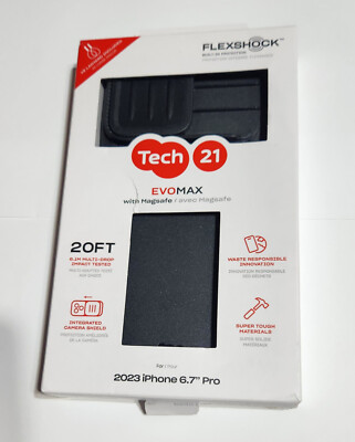 NEW Original Tech21 EVOMAX Case with Magsafe for Apple iPhone 15 Pro Max