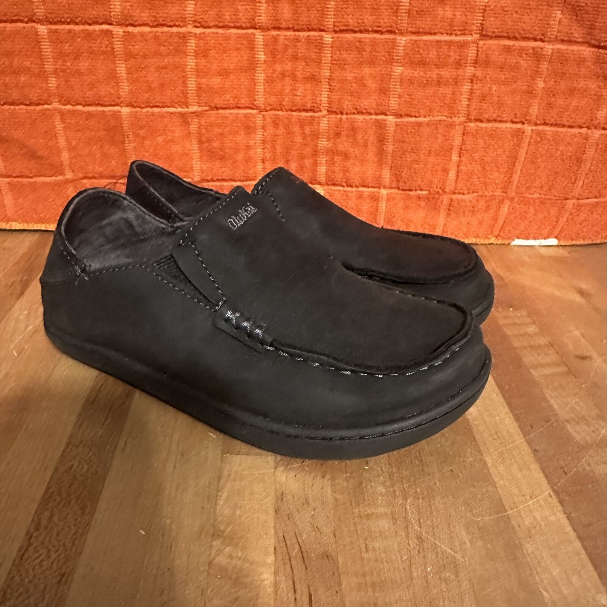 olukai mens Size 13 slip on Black Lot Of 2 Olukai Ohana Men main image 3
