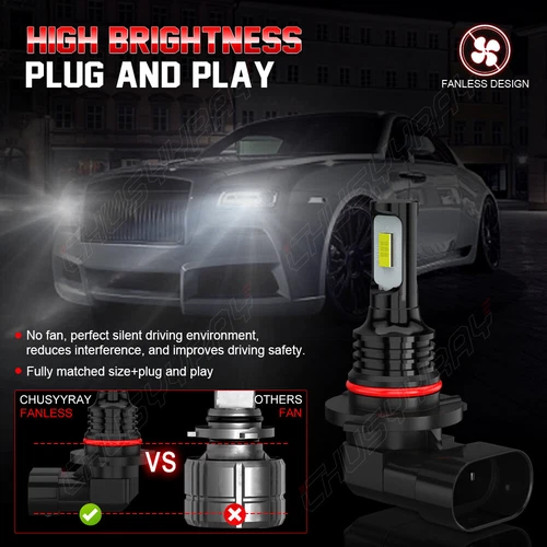 For 2006 2007 2008 Dodge Ram 1500 2500 3500 -LED Headlight Fog Light Turn Bulbs - Foto 11 di 16