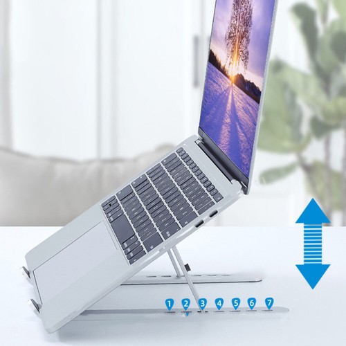 Support d'ordinateur en alliage d'aluminium pour ordinateur portable support tablette personnel - Photo 8/12