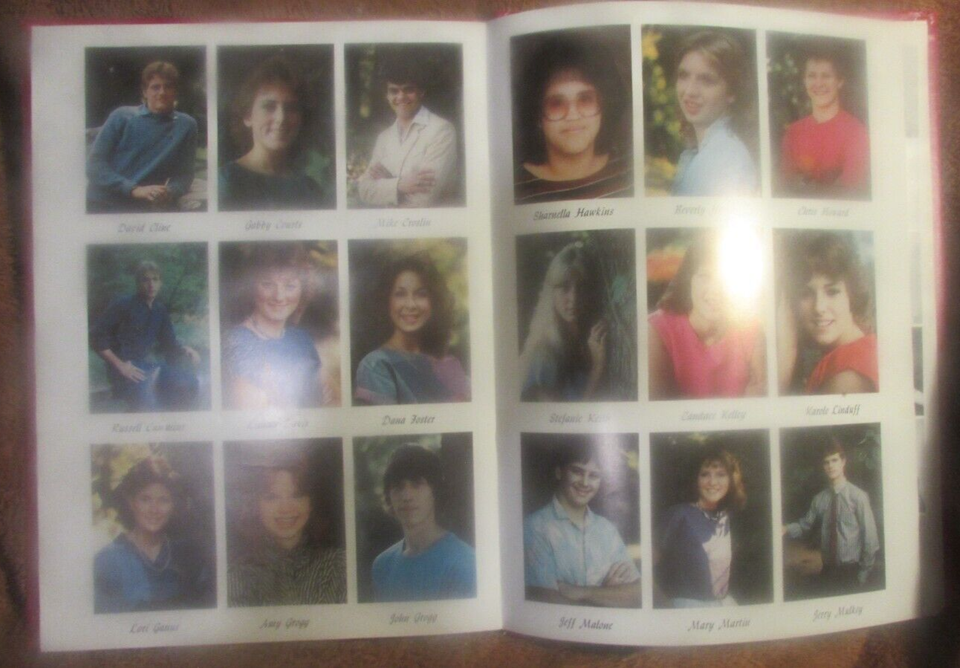 1985 Liberty High School Yearbook Liberty Mounds Oklahoma Grades k 12