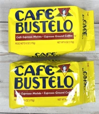 Cafe Bustelo Espresso Ground Coffee Vacuum Packed 6oz (2 Pack) 10/31/26