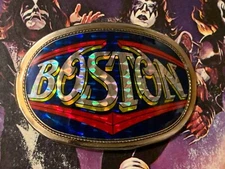 BOSTON VINTAGE 1977 PACIFICA COLLECTIBLE PRISM BELT BUCKLE -NICE!