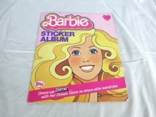 Vtg 1983 Topps Panini Mattel Barbie Sticker Album Unused No Stickers