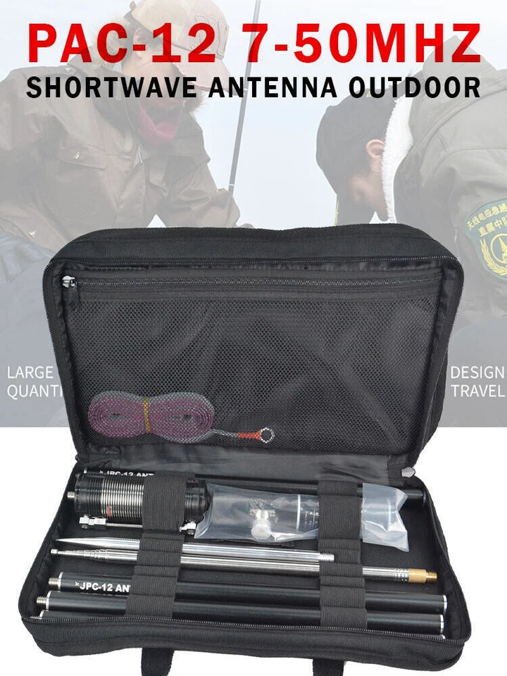 PAC-12 7MHz-50MHz 100W Multi Band HF Shortwave GP Antenna QRP For Ham Radio Nery - Image 2 of 4