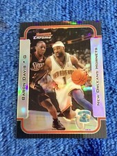 Baron Davis 2003-04 Bowman Chrome Refractor SP /300 Clean Card