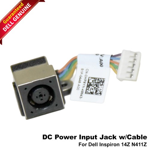 Nuevo para Dell Inspiron 14Z N411Z DC Jack con cable 0HP9YN HP9YN Nuevo para Dell Inspiron 14Z N411Z DC Jack con cable 0HP9YN HP9YN