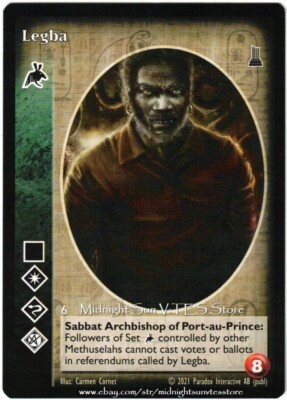 Legba Followers of Set (The Ministry) The Unaligned Kickstarter V:TES VTES CCG