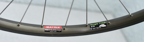 BULLSEYE Set Ruote, Cerchi 26" Matrix Monopista, 9 x 120-126mm, Vintage mtb - Foto 12 di 14