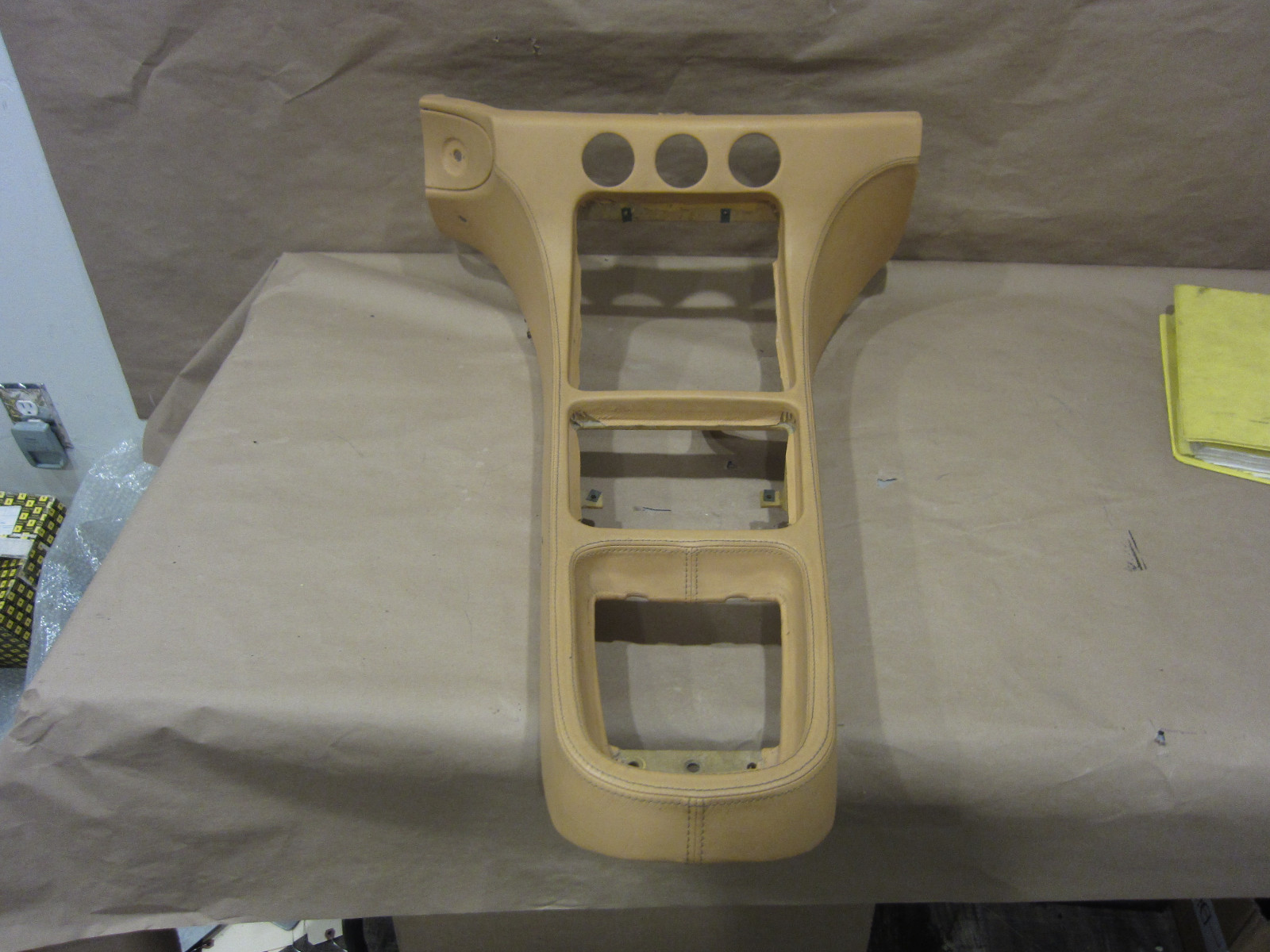 Ferrari 456 M / GT/M / GTA - Front Console Tunnel Cover (Beige) - P/N 65462505