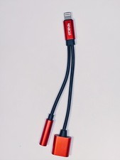 2 IN 1 AUX Headphone and Charger Splitter For iPhone