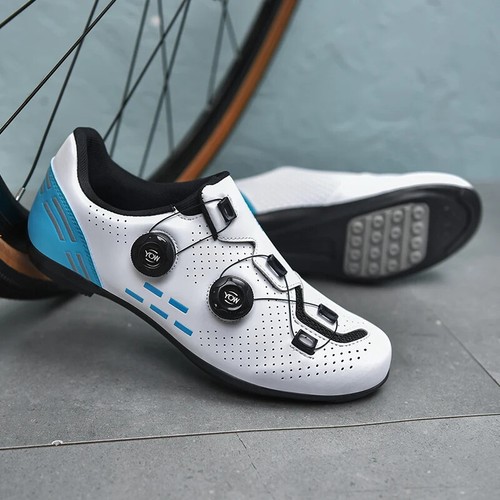 Road Mountain Cycling No Cleat Shoes Flat Pedal Bicycle Speed Racing Footwear - Picture 20 of 34