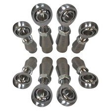 4 Link Rod End Kit 78 Chromoly Heim 1.75 Inch Od Tubing .250 Trackbar Hi Steer