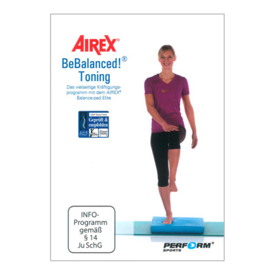 DVD AIREX BeBalanced! Toning Übungs-DVD Balance Pad Xlarge Sensomotorik
