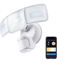 Home Zone Security Smart SMD LED Outdoor Flood Light, 3500LM, 3000-5000K