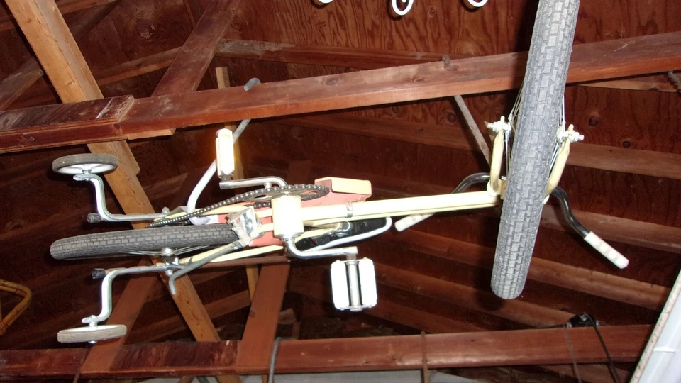 colombia vintage?  Peaches & Cream Niñas Banana Seat Bicicleta Años 70 Solo Recoger Foto 3 de 4