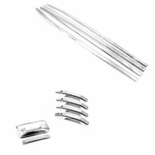 Chrome Window Trims+Door Handle+Tailgate Cover For 2014-2018 Chevy Silverado