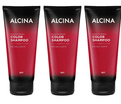 Alcina Color Shampoo ROT 3 x 200ml