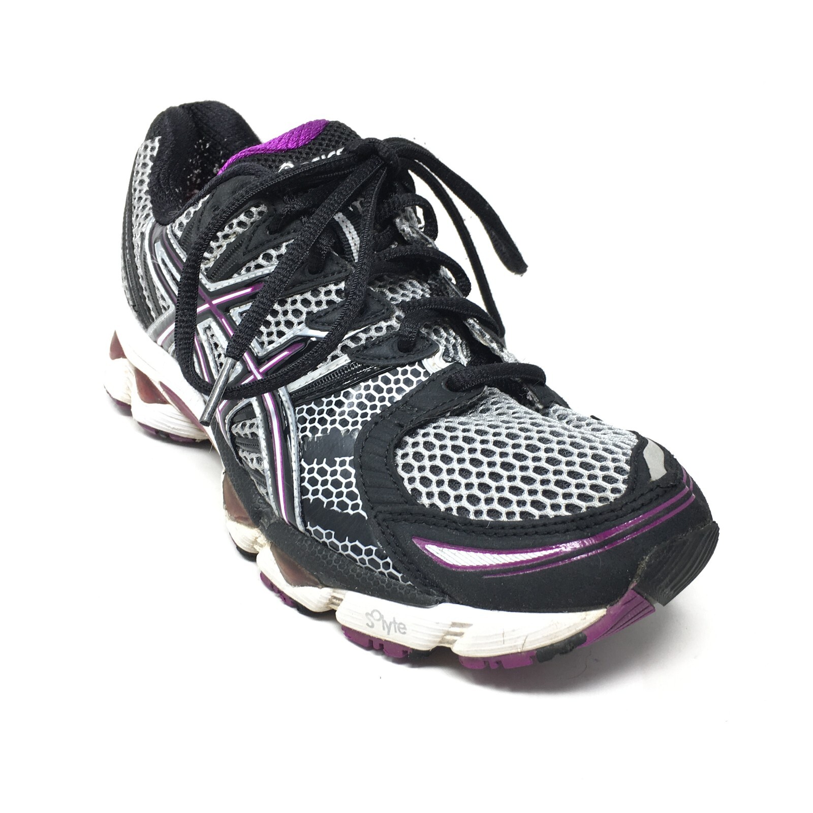 Women\u0026#039;s Asics Gel-Nimbus 12 Running Shoes Sneakers Size 7 US/38 EU  Black Purple | eBay
