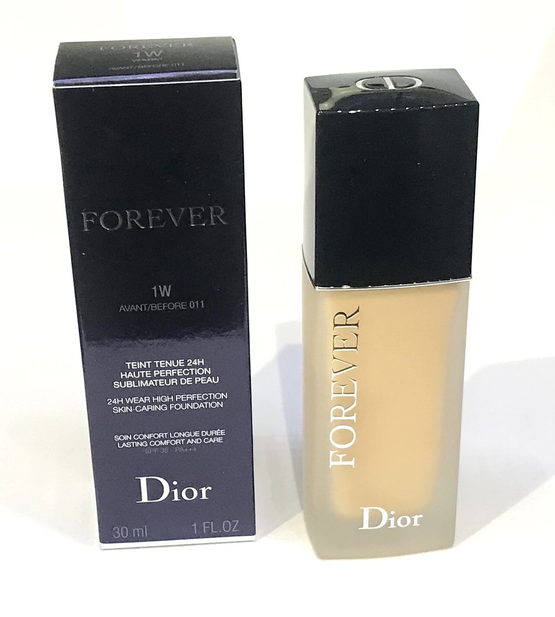 Dior Foundation Dior Forever Skin Caring Foundation 1W Warm Matte 24hr Spf35