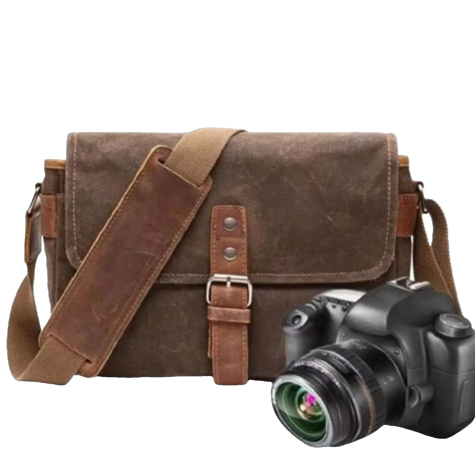 Câmera de Couro Estojos, capas e bolsas para Nikon Canon PowerShot