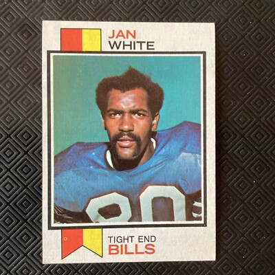 1973 Topps Football   #476 Jan White  RC NM-MT Beauty Rookie Card 