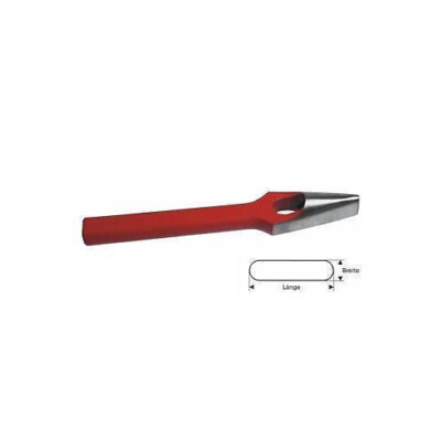 Locheisen Langloch von 20 x 8 mm bis 30 x 5 mm zur Auswahl