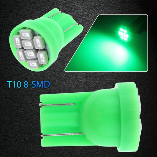 T10 Gauge Cluster LED Dashboard Bulbs Green For Chevy GMC 99 02 Silverado Truck - Picture 3 of 9