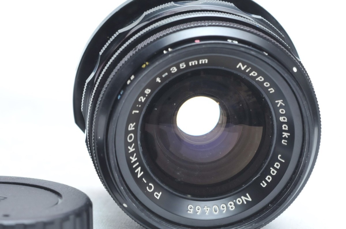 ニコン　　PC-NIKKOR　35㎜　1:2.8 Nippon Kogaku / Nikon PC-Nikkor 35mm F/2.8 | LENS-DB.COM