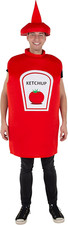 Dress-Up-America Ketchup Bottle Costume - Tomato Ketchup Unisex Dress up - Kids