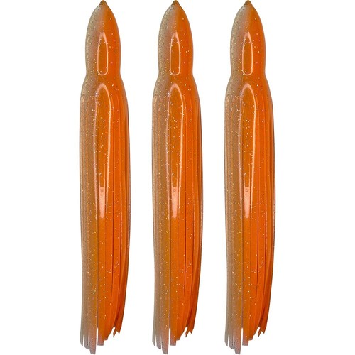 8.5" Inch Squid Skirts Fishing Lure Octopus Hoochie Baits - 3 Skirts Made In USA - Picture 13 of 46