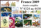 France Stamps 2009 Full Year