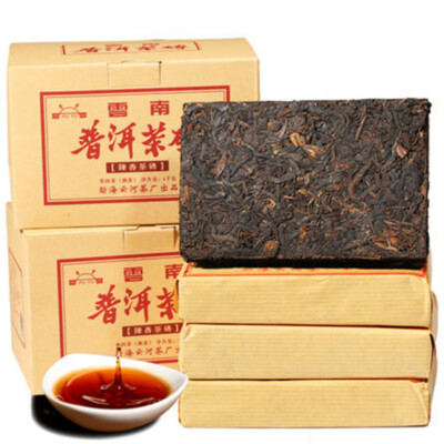 Natural Ripe Pu-erh Tea Brick 100g China Herbal Black Tea