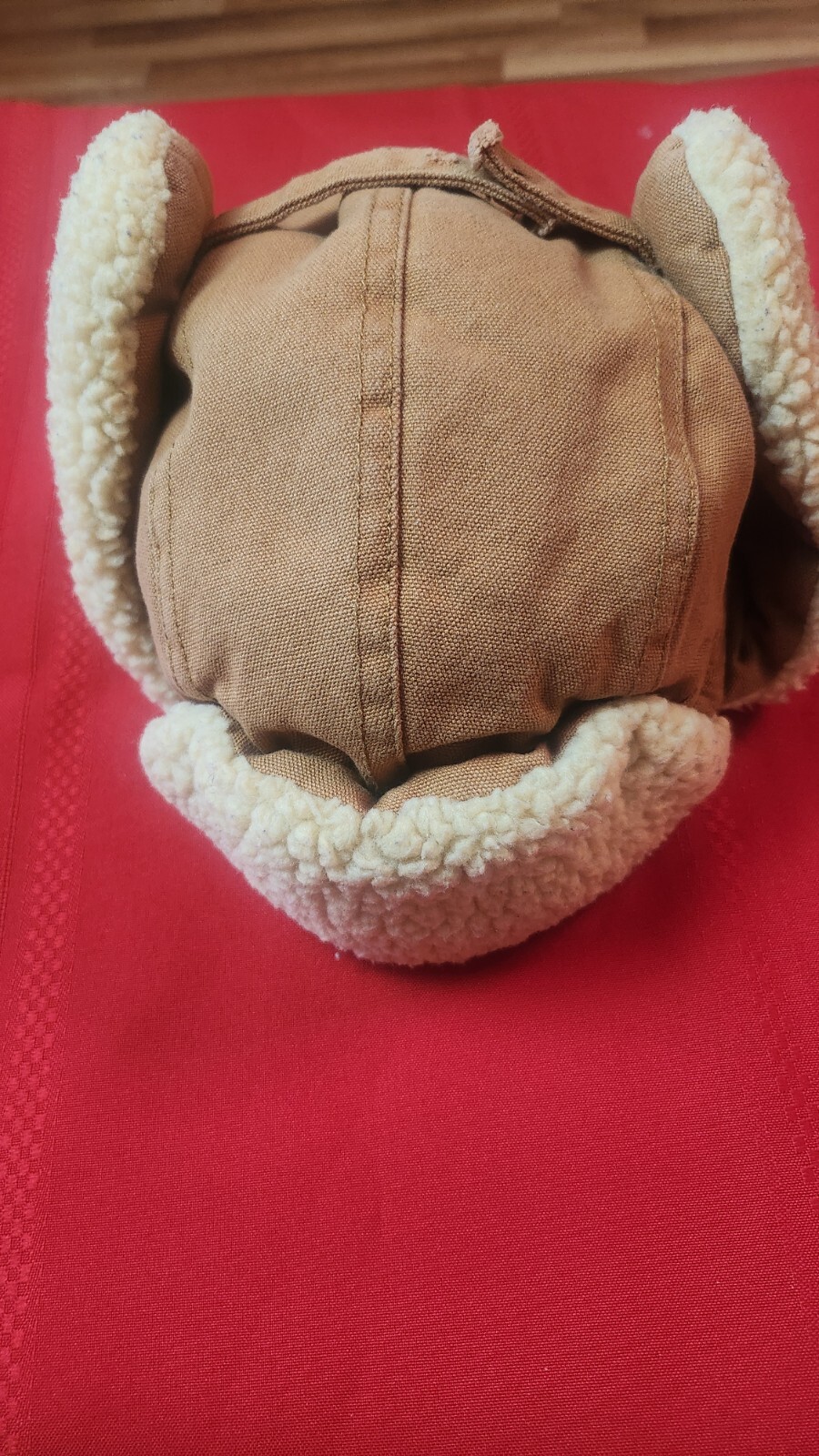 Levis Mens Trapper Hat Fleece Waxed Canvas Quilted Li… Gem