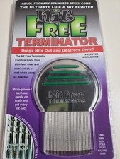  ORIGINAL DESIGN Nit Free Terminator Comb Rid Head Lice uni sex instant results