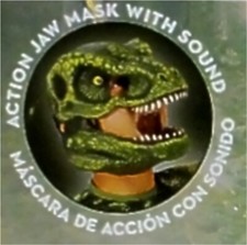 Dinosaur Dino Raptor Child Costume Mask with Jaw action  Electonic sound NEW