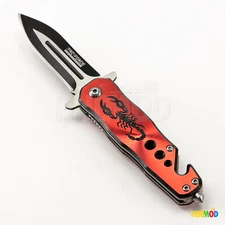 6.25" TAC-FORCE Spring Assist Folding Stiletto Tactical Knife Pocket Breaker NEW