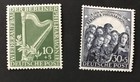 Germany 1950 XF MNH Sc# 9NB4.9NB5 CV $110.  (W25) — photo 1