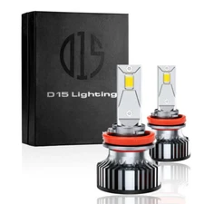 H11 H8 LED Headlight Light Bulbs White 6000K 10000LM Low Beam CSP Conversion Kit