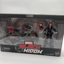 MARVEL Legends Series Black Widow W/ Motorcycle NEW